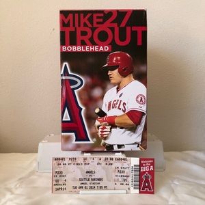Anaheim Angels Mike Trout Bobblehead 2014 SGA, “The Cycle” - NIB